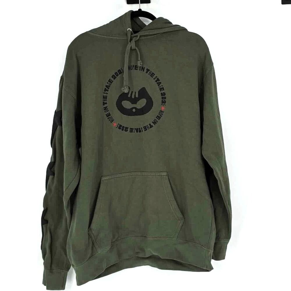 j-hope Hope On The Stage Olive Green Hoodie Official Merch - Size L